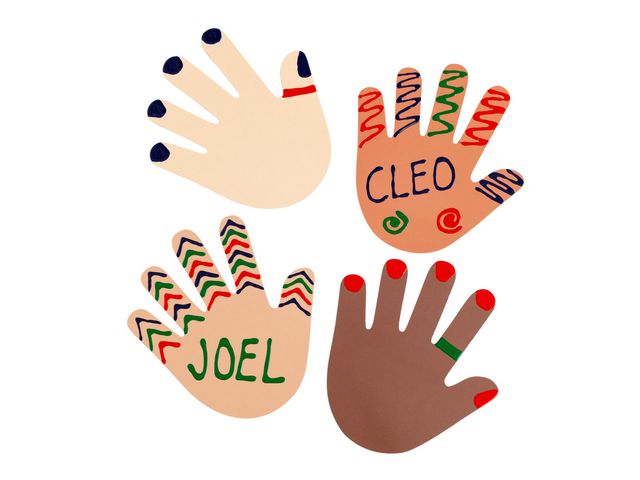 Händer med olika hudtoner 24/fp